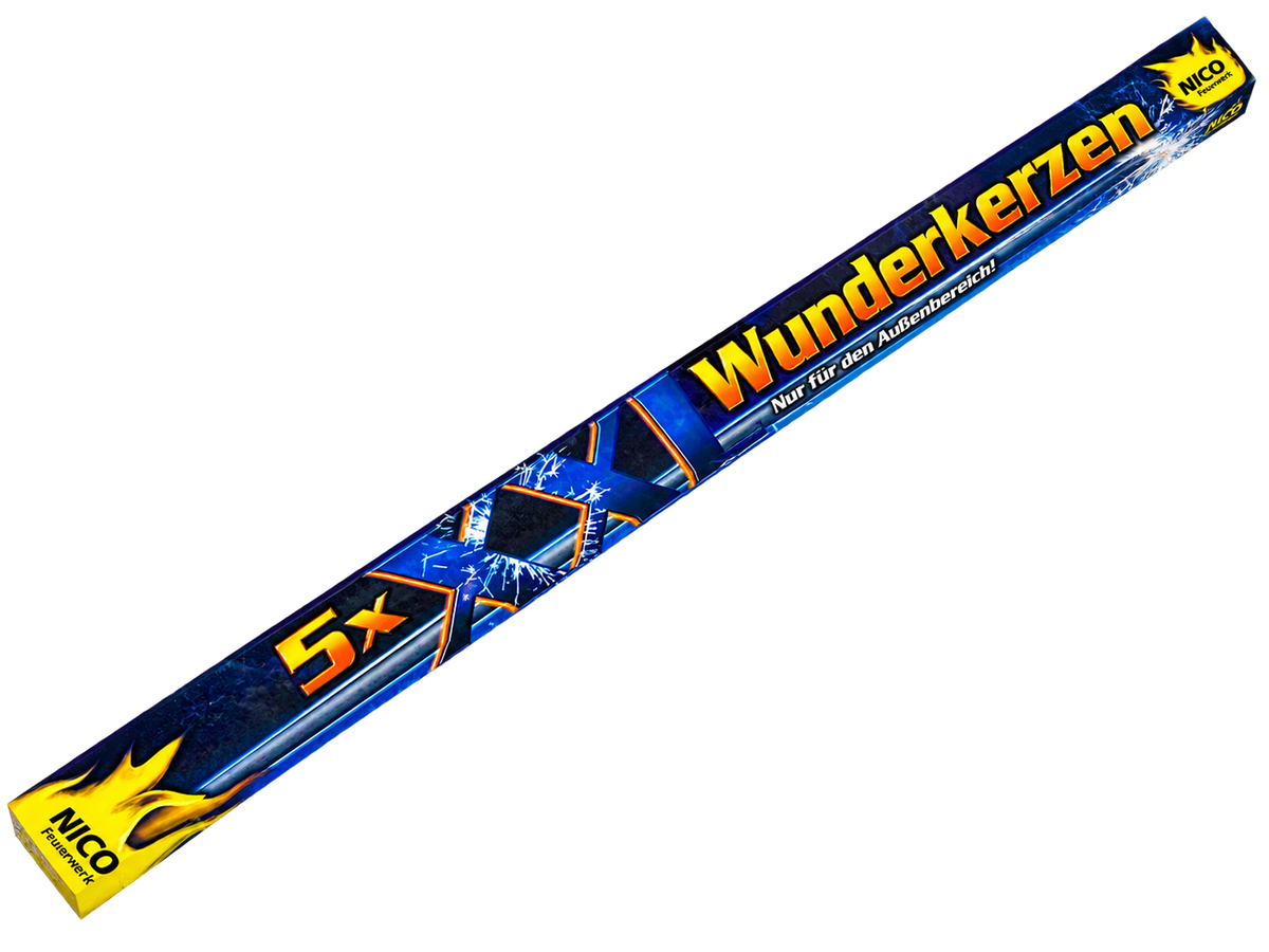 5 Briefe XXL Wunderkerzen 5 ST x 70cm