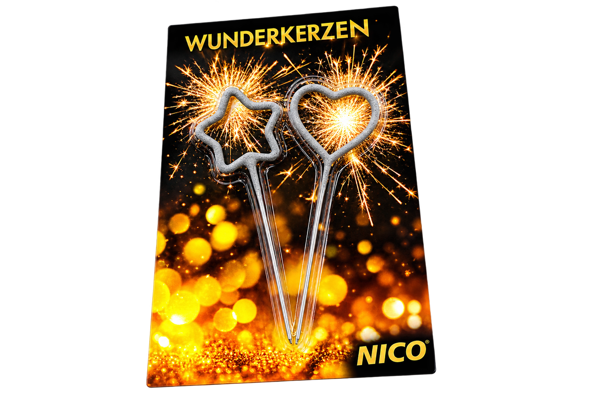 Wunderkerzen Stern & Herz