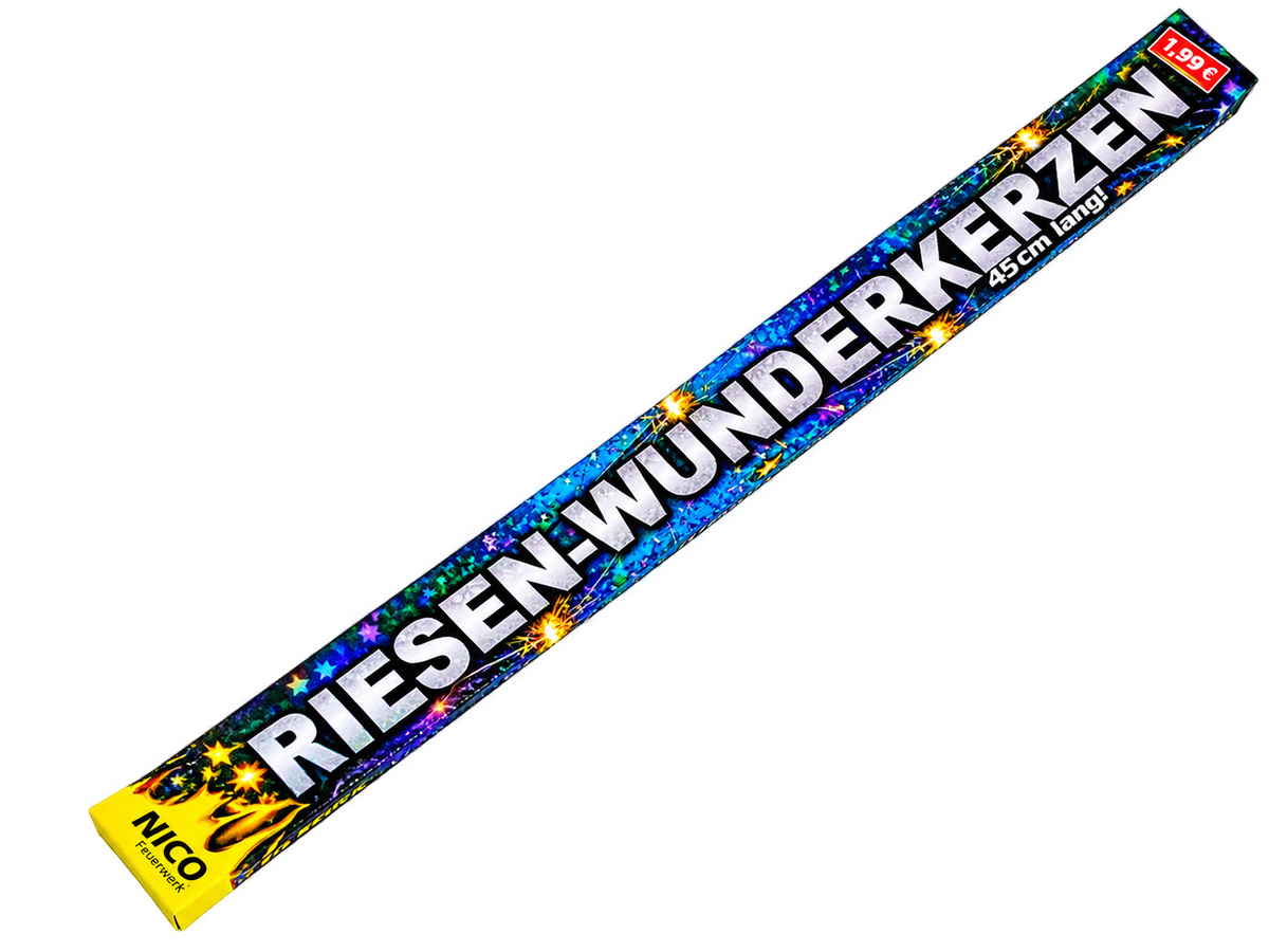 5 Schtl. Riesen-Wunderkerzen 10 ST x 45 cm
